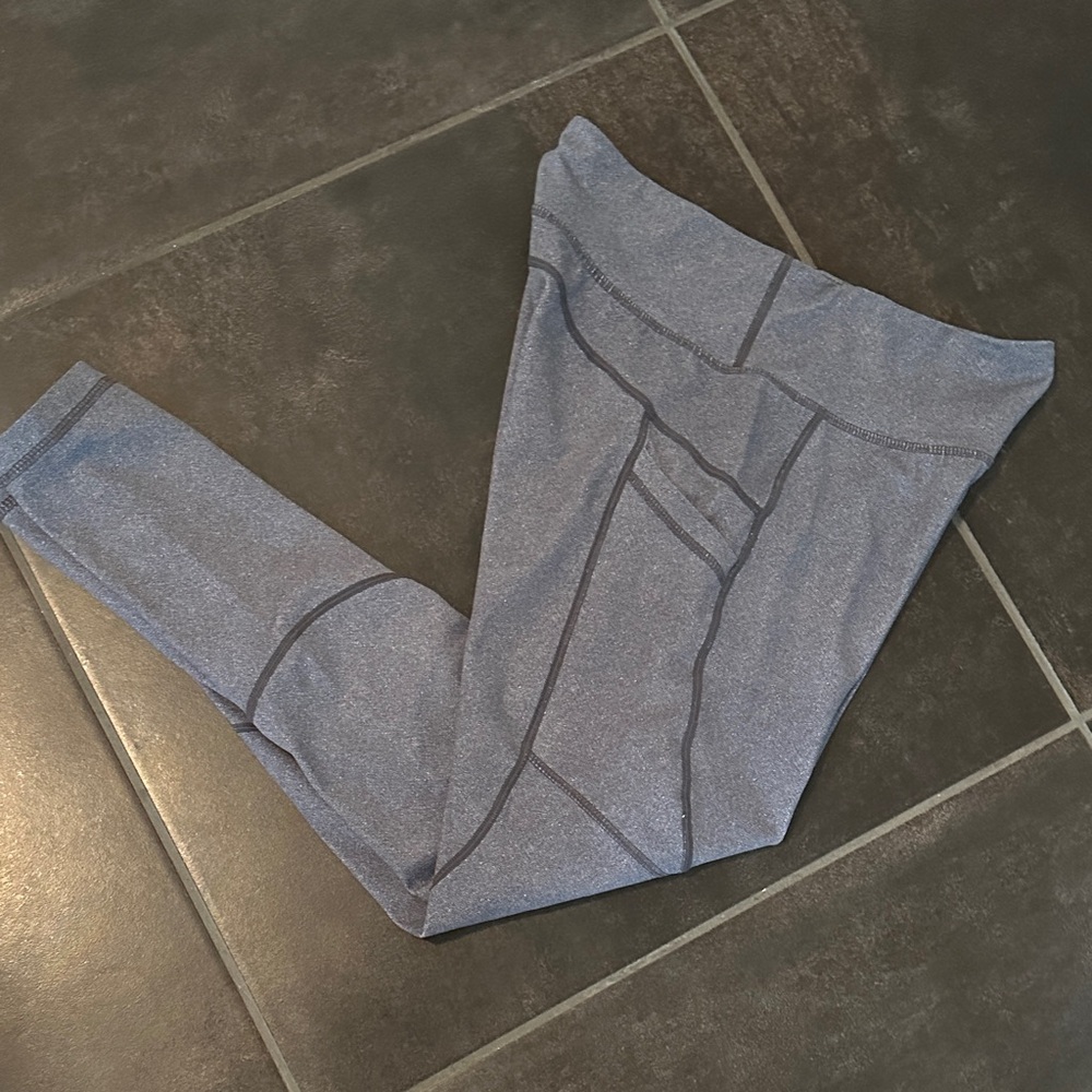 Grayish Blue Athletic Leggings